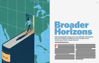 Opening spread of Broad Horizons