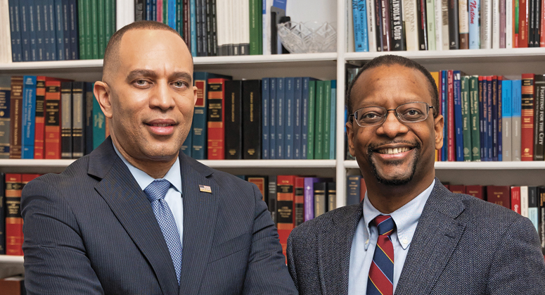 Hakeem Jeffries and Troy McKenzie '00