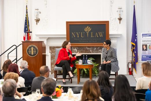 Justice Kagan in conversation with Melissa Murray on stage