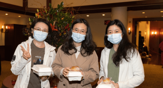 Students at NYU Law Thanksgiving