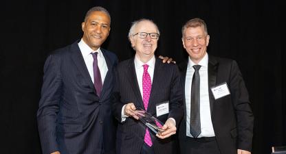 Raymond Lohier ’91, Jonathan Lippman ’68, and Trevor Morrison